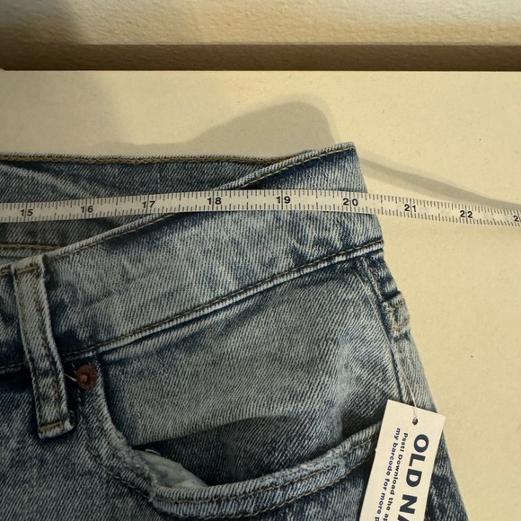 Old Navy Jeans Womens Extra High Rise Sky-Hi Straight Secret Slim Pockets NEW - Picture 8 of 12